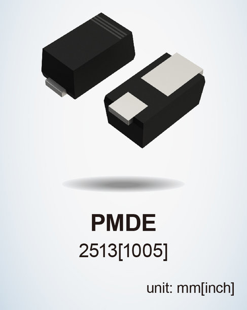 ROHM trägt mit erweitertem Angebot an kompakten PMDE-Gehäusedioden (SBD/FRD/TVS) zur Miniaturisierung von Anwendungen bei